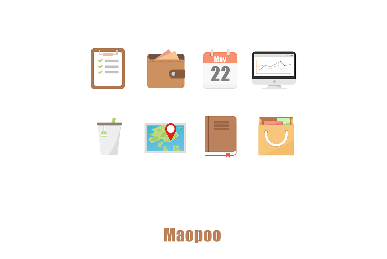 扁平彩色icon（图ZMTY5NDY0NDA=） - 图标 - 站酷设计师神秘的哈密瓜原创素材 - 站酷ZCOOL