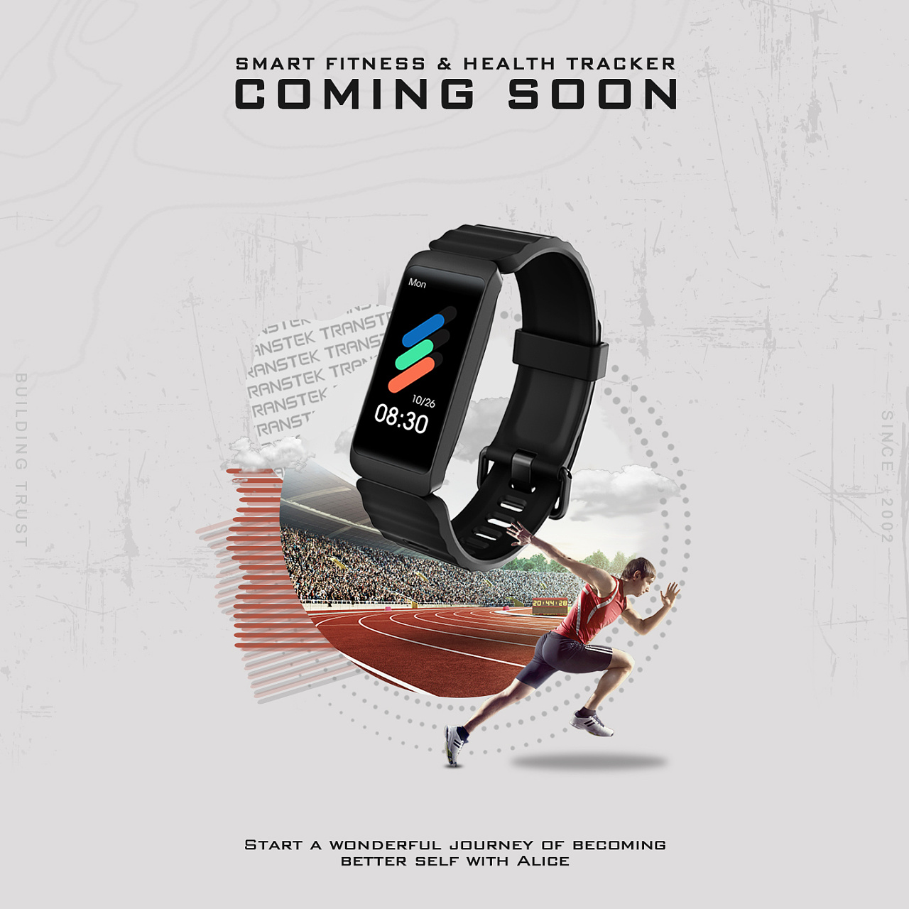 运动手环海报设计