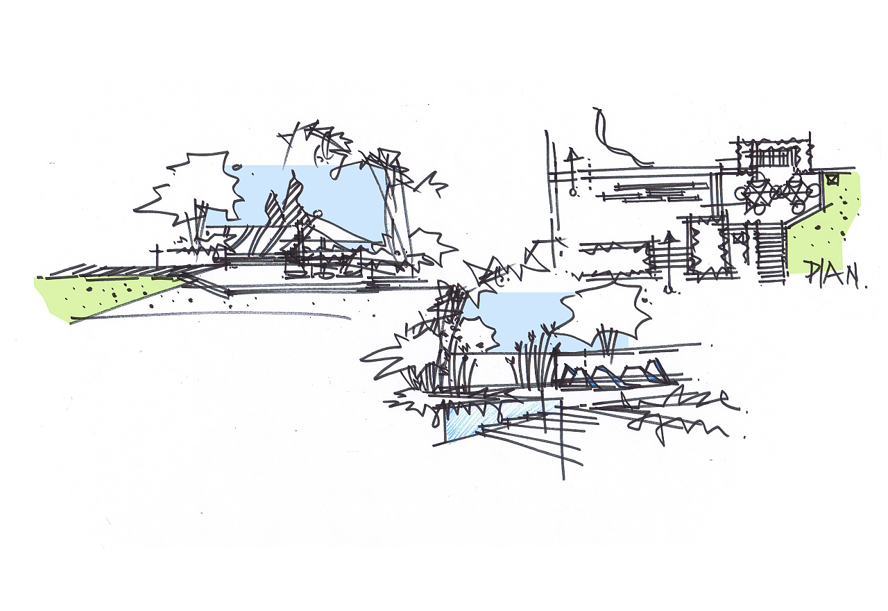 景观草图|空间|景观设计|磊子1220 - 原创作品 - 站酷 (zcool)