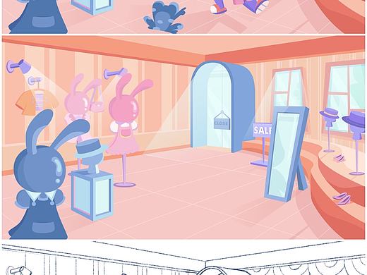 纠结的兔几（个人主页-ZNTI5NTAwMDg=） - 儿童插画 - 站酷设计师二折原创素材 - 站酷ZCOOL