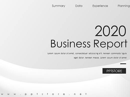  【耀你好看】年中总结欧美风极简商务时尚PPT12