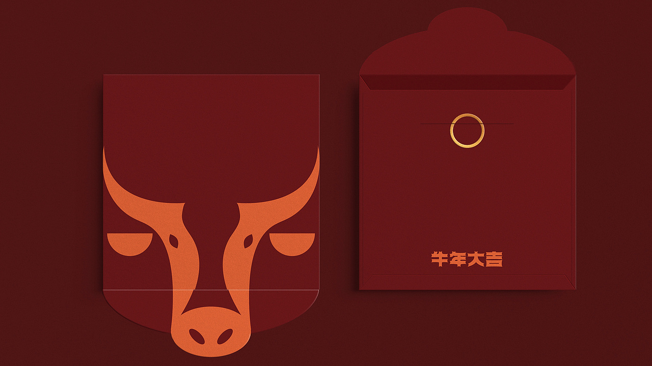 牛年紅包設計 / Year of the Ox 2021(图ZMjQzMjMyMDgw) - 其他平面 - 站酷设计师FEARLESSLEI原创素材 - 站酷ZCOOL