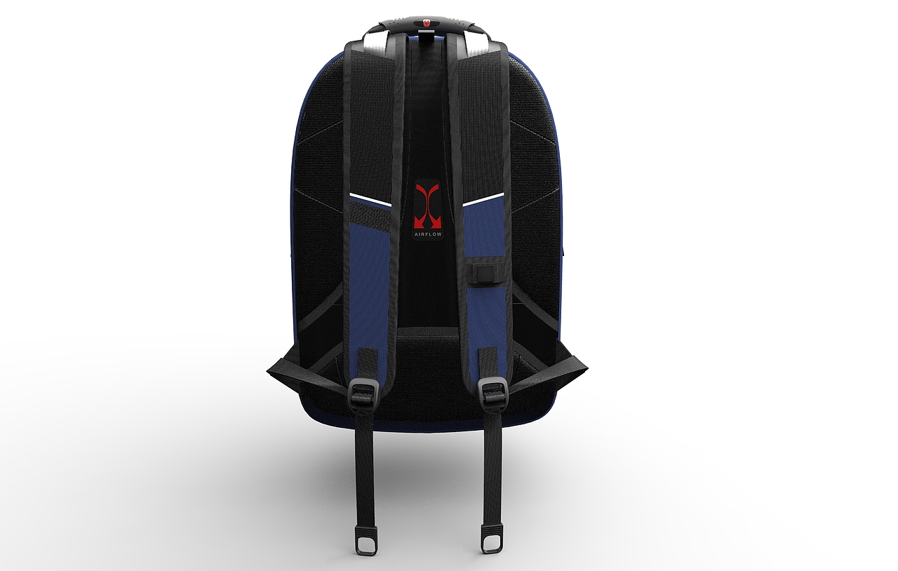 瑞士军刀双肩包建模渲染