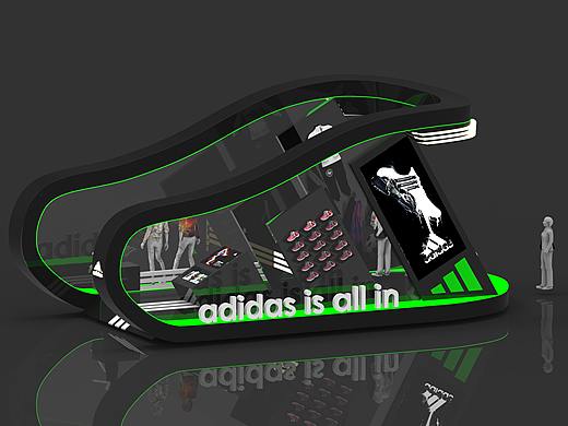 Adidas 展台空间设计