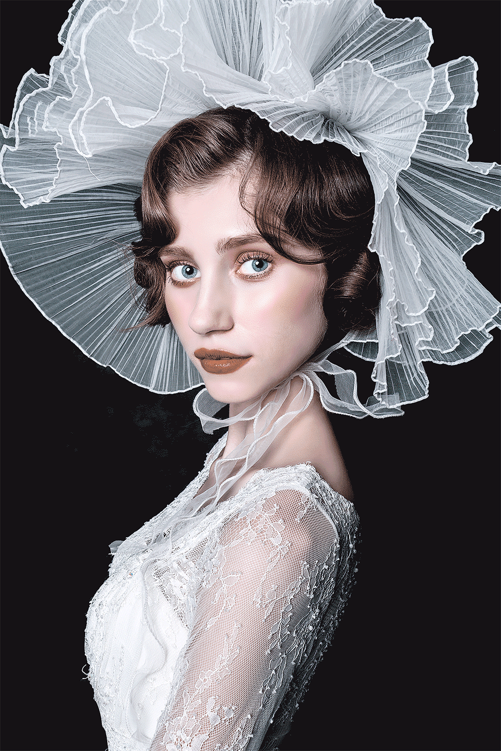 修片棚拍人像精修朱丽叶照片附动图