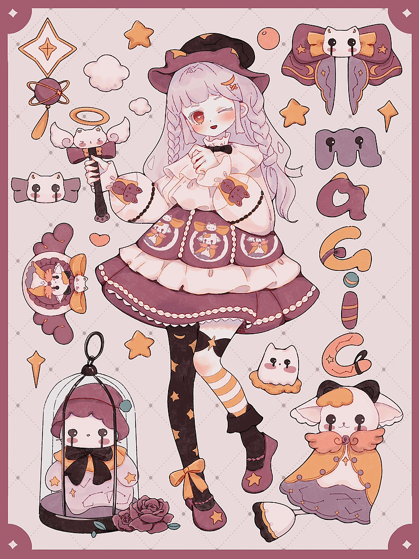 原创贴纸/小魔女🧙♀️