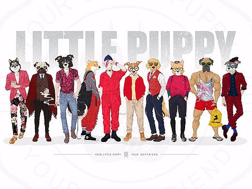 你的小奶狗已到账，请注意查收！！！（个人主页-ZMjc5MDEzMjg=） - 艺术插画 - 站酷设计师HB_Bin原创素材 - 站酷ZCOOL