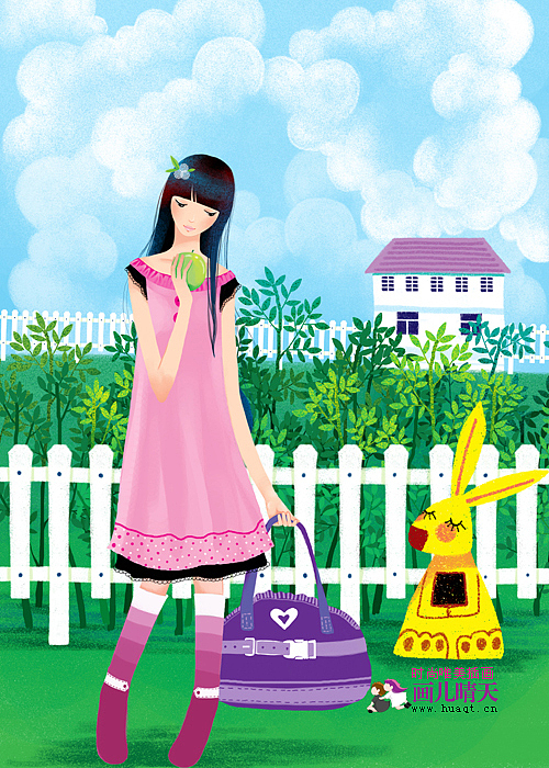 画儿晴天唯美插画-N多插图庆圣诞，迎元旦（图ZMjA4MzI3Ng==） - 创作习作 - 站酷设计师画儿晴天原创素材 - 站酷ZCOOL
