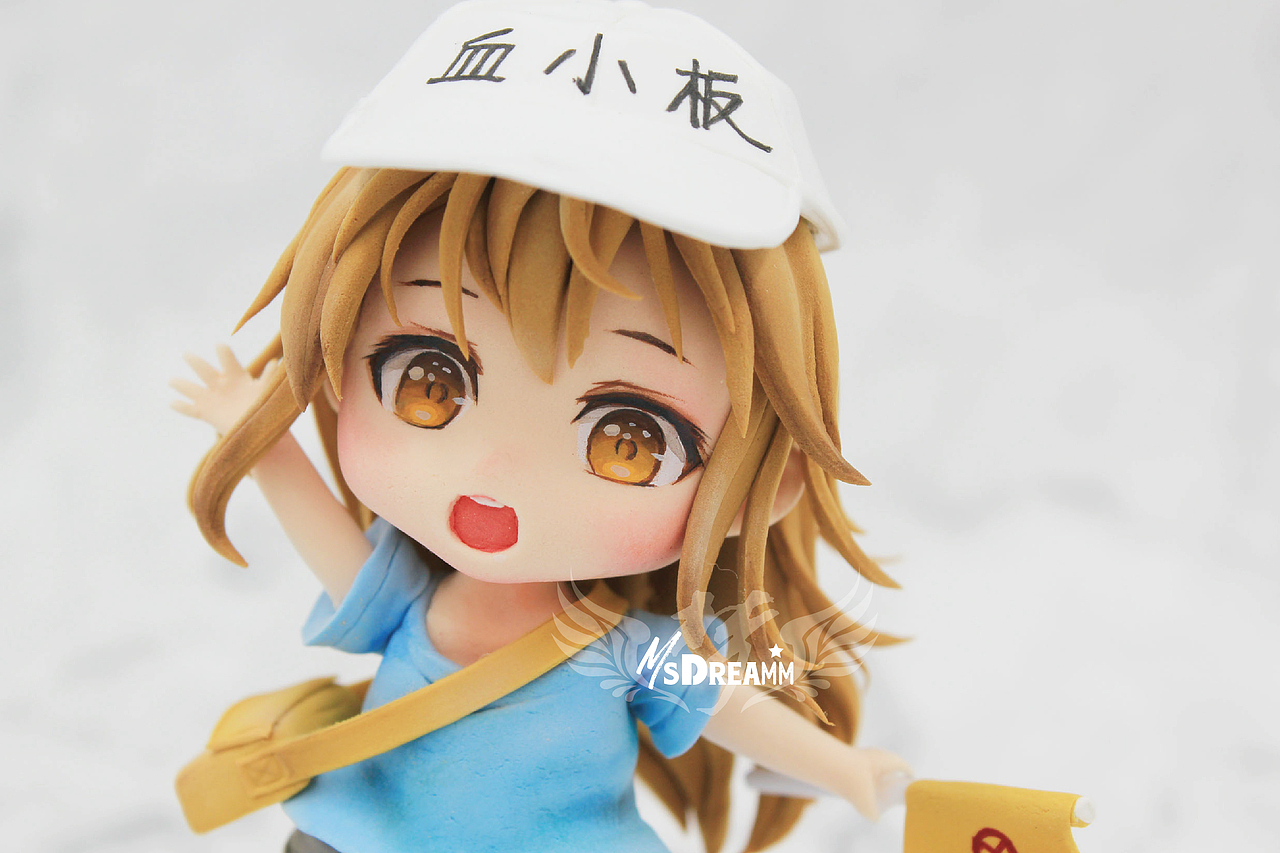 MsDreamm 工作细胞血小板手办模型 粘土手办