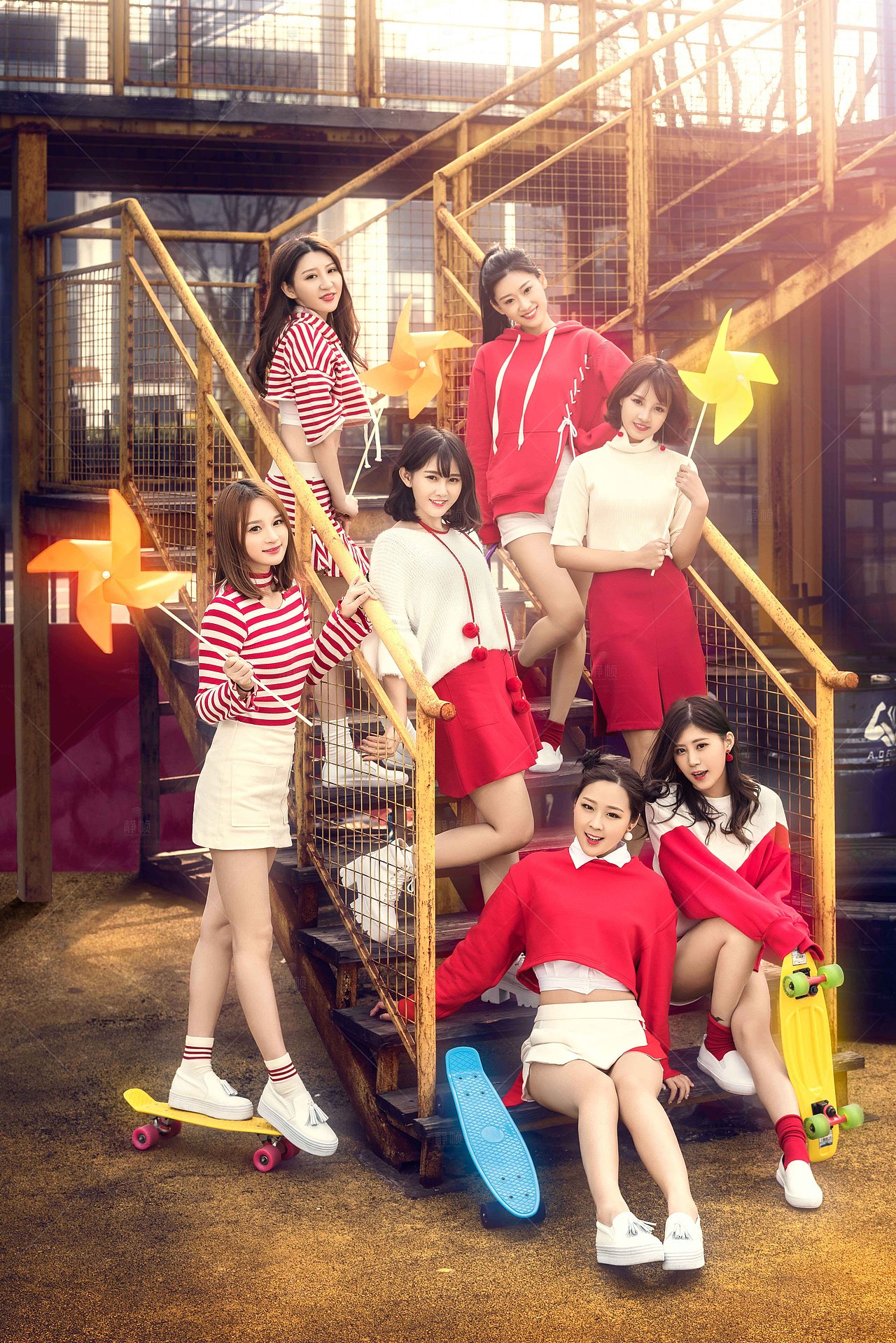 肖像-女团 摄影后期修饰（图ZMjQxNDU5MTI0） - 其他平面 - 站酷设计师FrameART原创素材 - 站酷ZCOOL