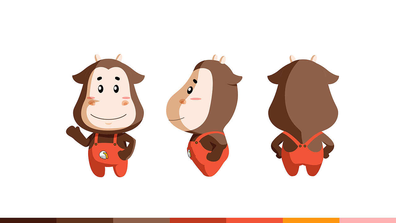 【牛小友】形象设计（图ZMTc0MTIxOTk2） - IP形象 - 站酷设计师园长先生原创素材 - 站酷ZCOOL