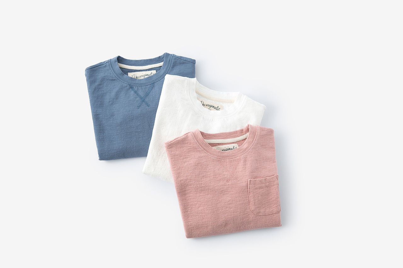亲子贴袋长袖T恤童装服装衣服白底静物产品拍摄图（图ZMTg4MDQ0ODIw） - 产品摄影 - 站酷设计师杭州摄影师祥子原创素材 - 站酷ZCOOL