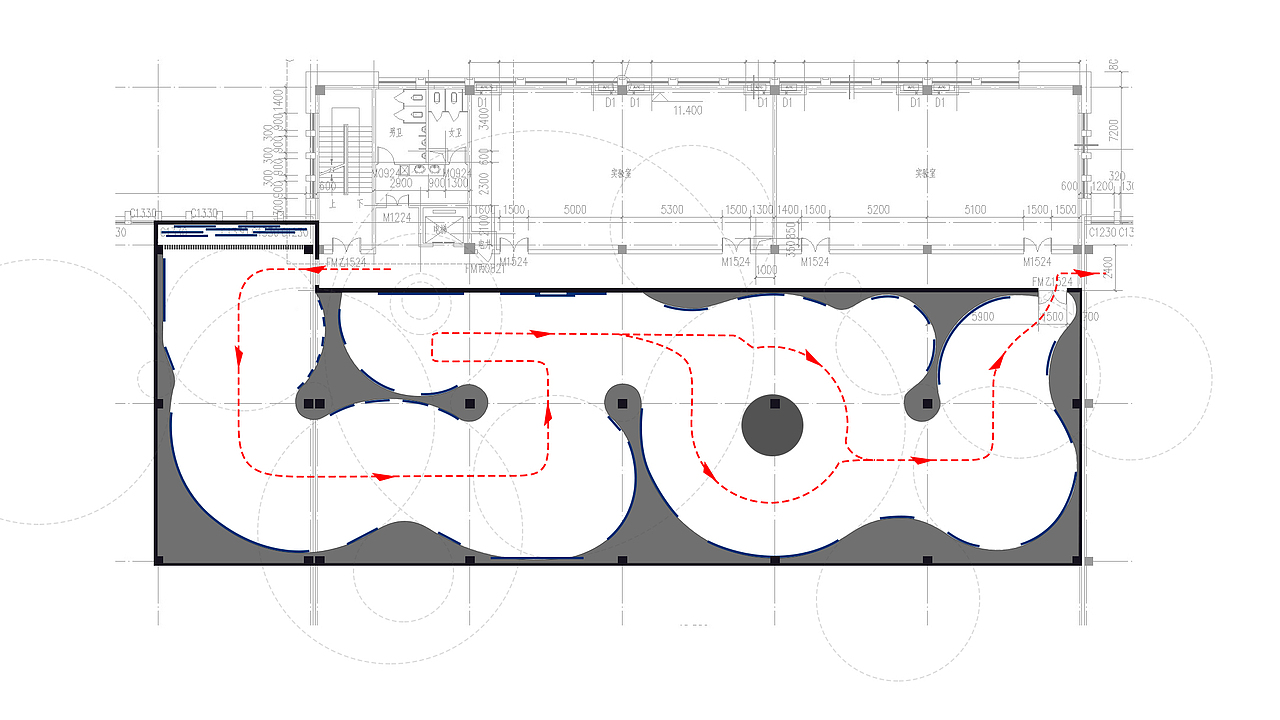 某光电企业展厅空间布局方案