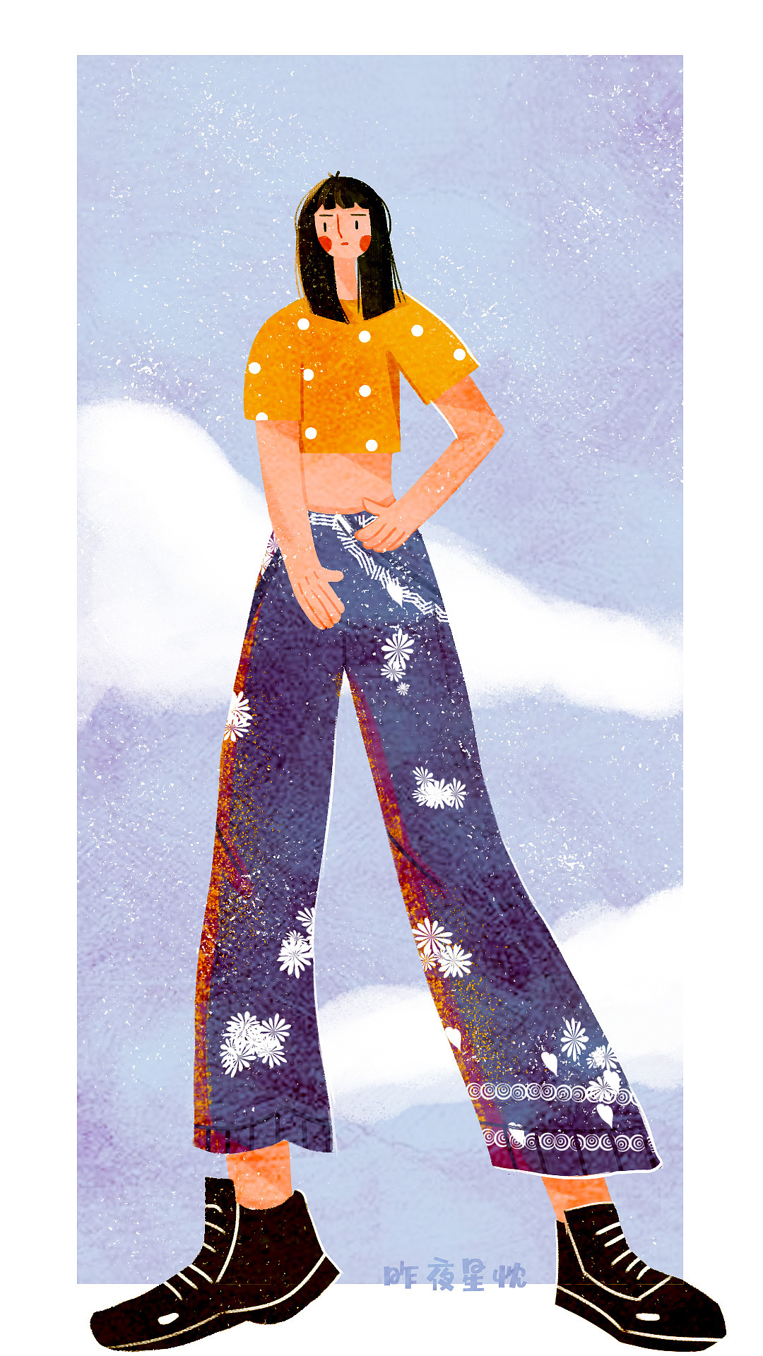 变形人物练习|插画|创作习作|昨夜星忱 - 原创作品 - 站酷 (zcool)