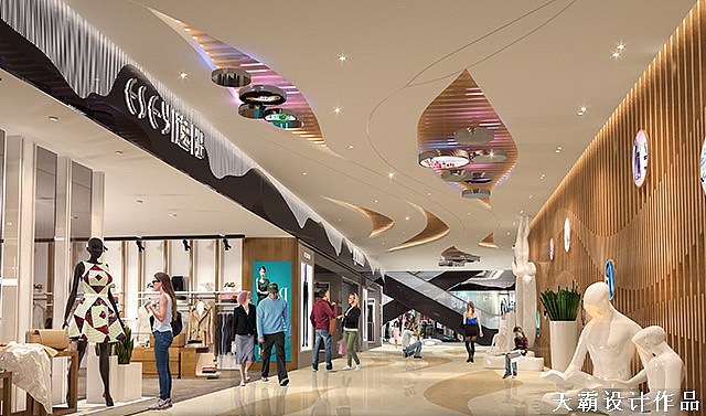 天霸设计打造具有文化内涵的淄博商贸城设计方案