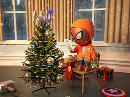 圣誕賀圖《來自綠魔的禮物》