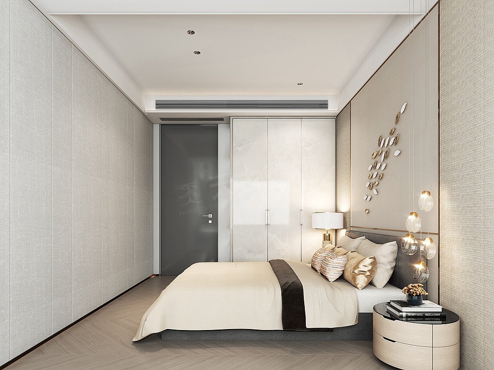 鲁能泰山7号装修,170㎡大平层现代轻奢设计,天古装饰