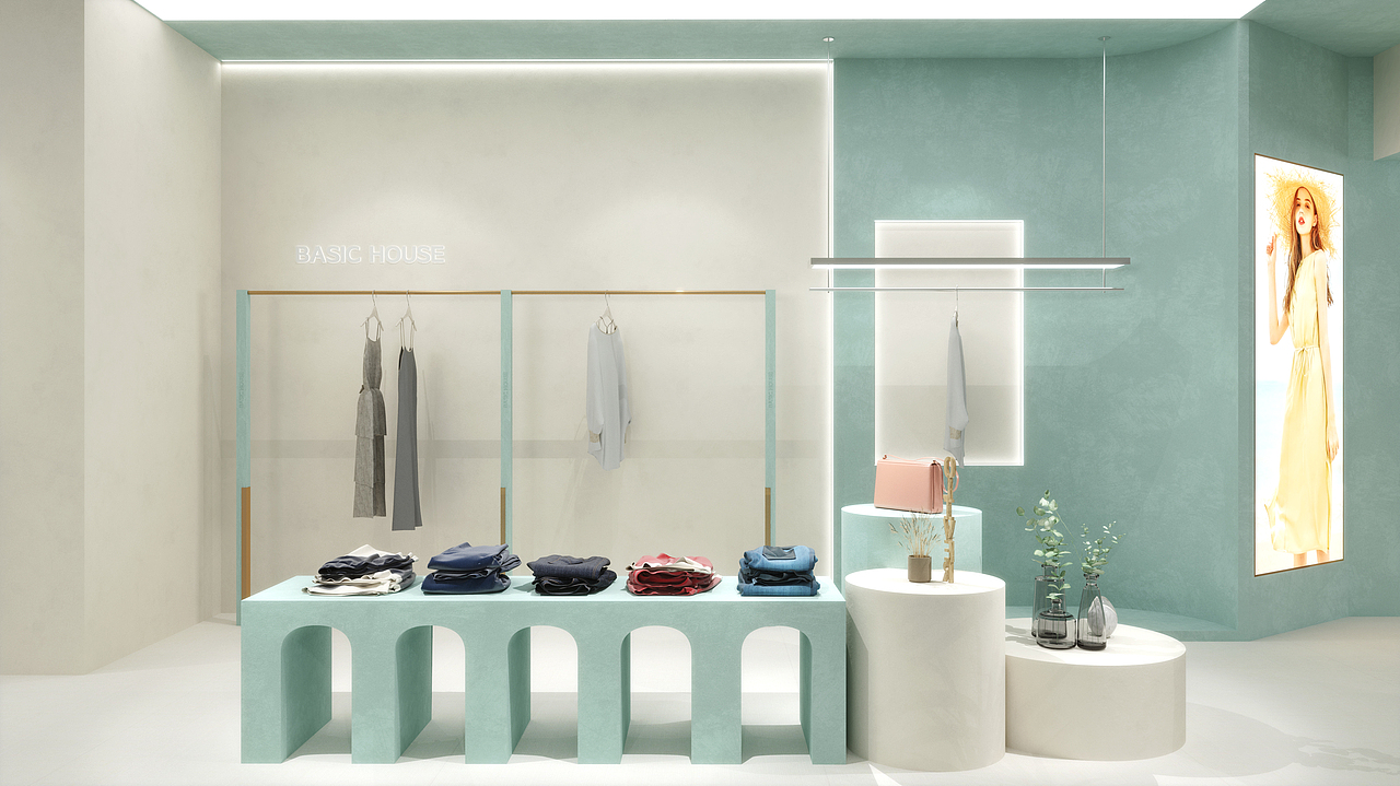 遥望·BASIC HOUSE丨直播间设计丨（图ZMzU2MjI4NjY4） - 展陈设计 - 站酷设计师爷傲奈我何丨原创素材 - 站酷ZCOOL