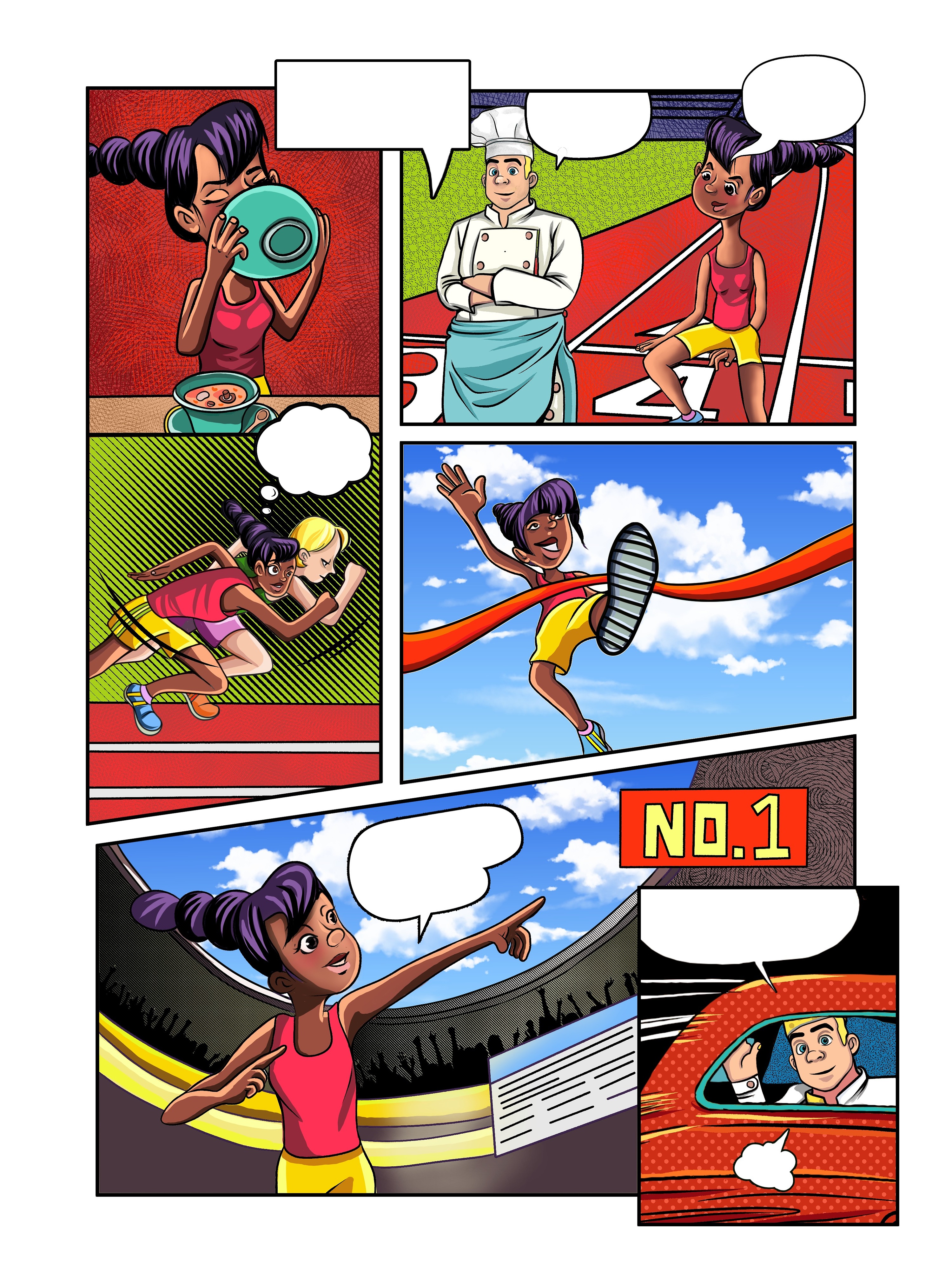 【美式漫画风格】| 儿童插画英语绘本稿件