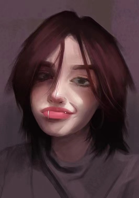 厚涂速涂练习-一个酷酷的女孩（图ZMjcwNTcwOTEy） - 创作习作 - 站酷设计师隔壁的老王头子原创素材 - 站酷ZCOOL