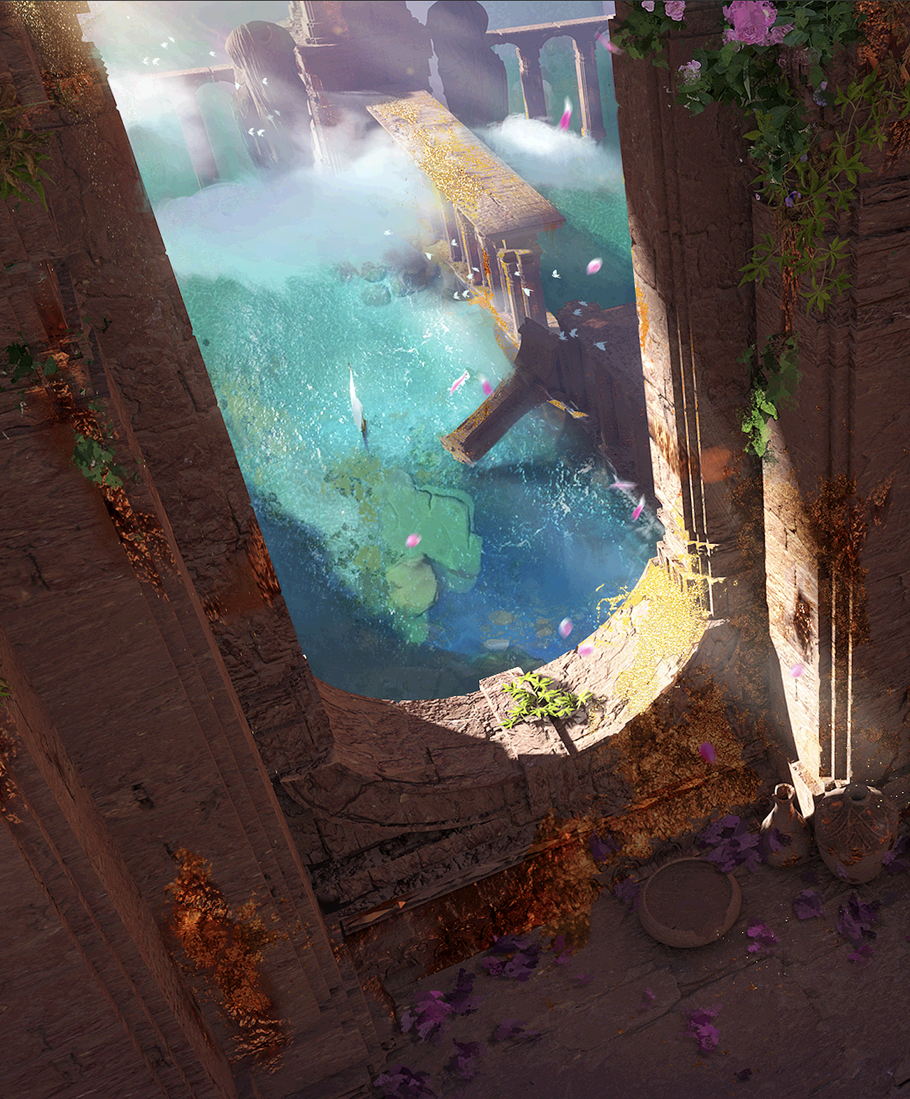 黄金海岸|三维|场景|催化剂艺术工作室_原创作品-站酷zcool