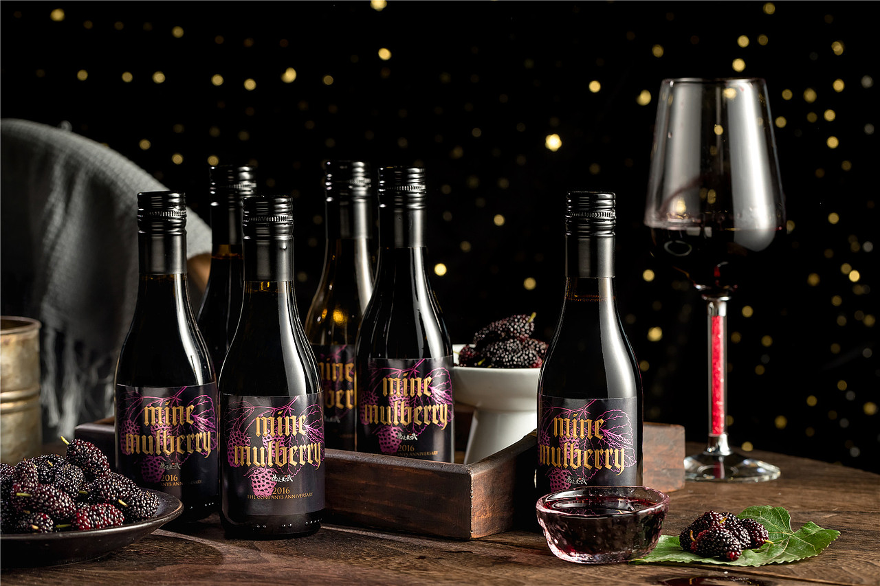 成都产品拍照|电商拍摄|酒水拍照|一可视觉·桑葚酒案例