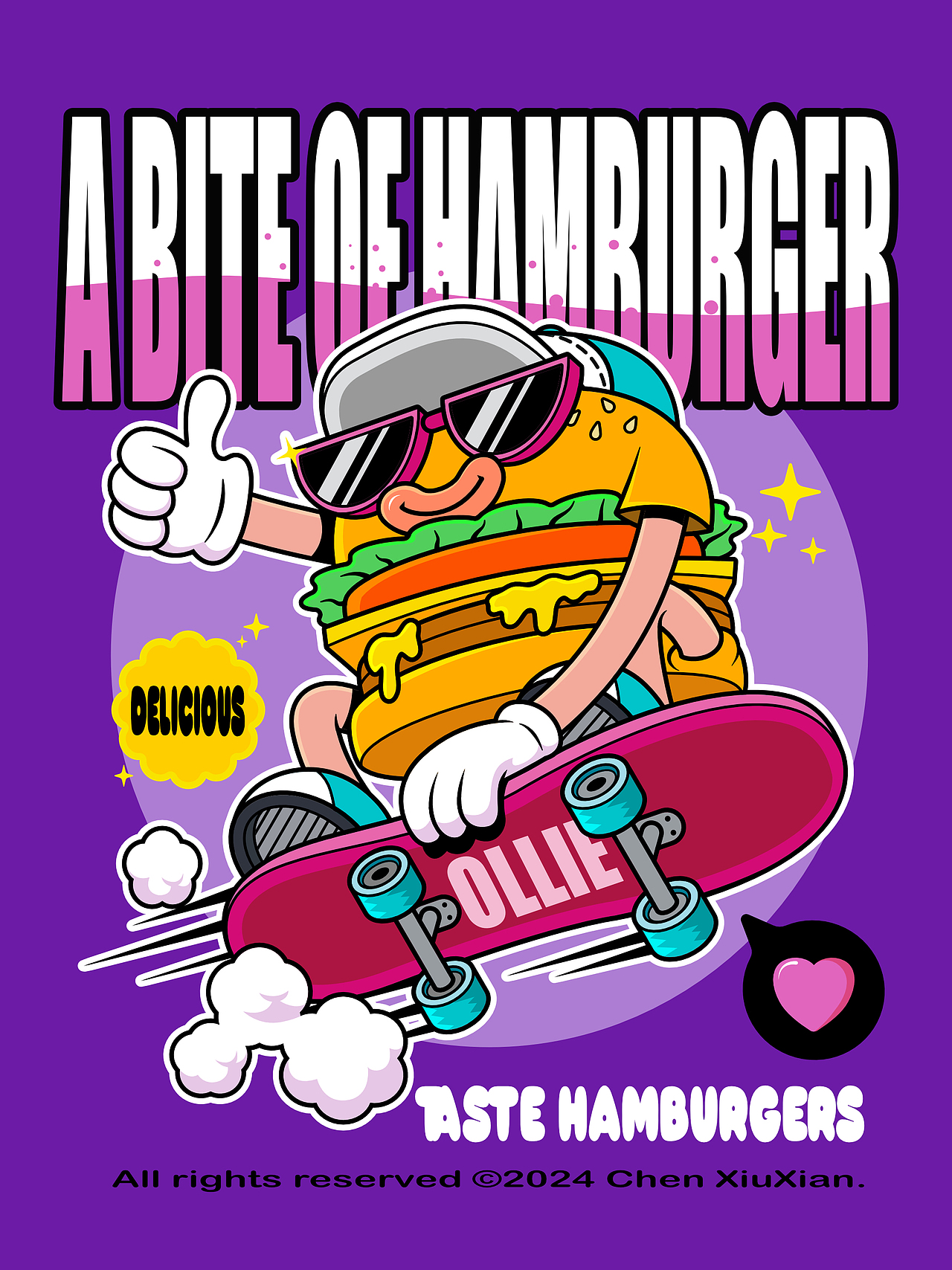 汉堡怪人(练习作品)