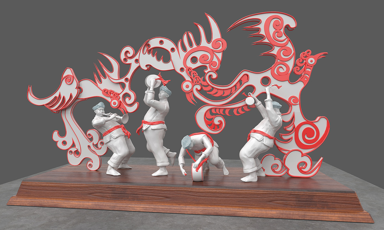 景观雕塑（图ZMTcyMzE1NTA0） - 雕塑 - 站酷设计师袁果果原创素材 - 站酷ZCOOL