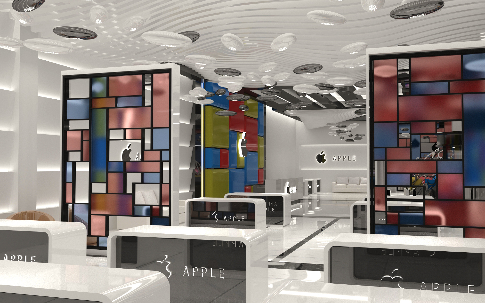 苹果体验店设计