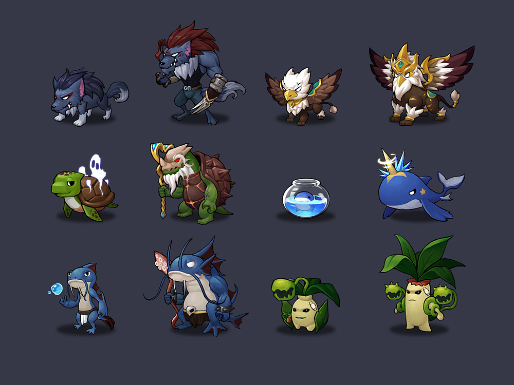 角色设计-q版怪物(进阶)