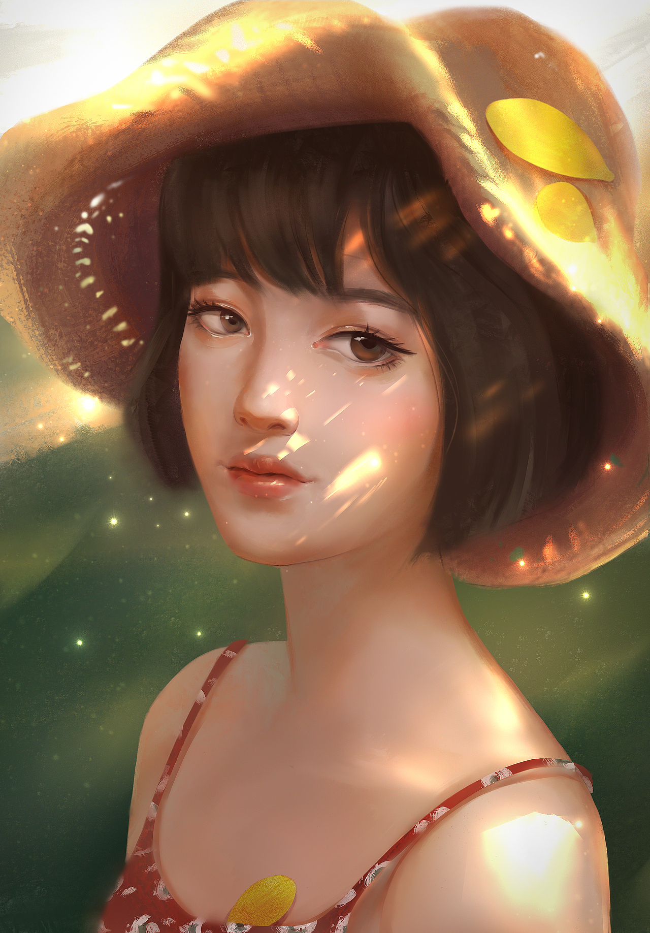 短发女孩（图ZMjQ3NTA0MDYw） - 创作习作 - 站酷设计师Da维原创素材 - 站酷ZCOOL