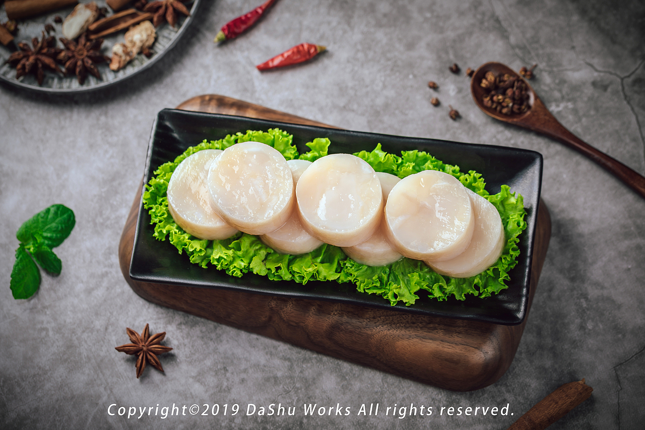 香煎玉带玉带扇贝肉