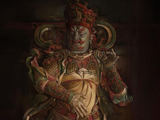 北京海淀区大慧寺二十八部众塑像（个人主页-ZNDQzODQyNDA=） - 艺术插画 - 站酷设计师DreamerL原创素材 - 站酷ZCOOL