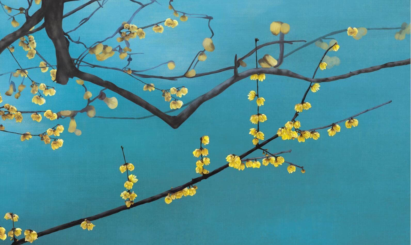 思舍布莱曼 手绘艺术古典油画壁纸个性电视背景墙纸复古大型壁画