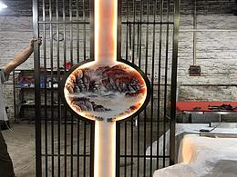 商场不锈钢屏风艺术造型 装饰屏风来图定做