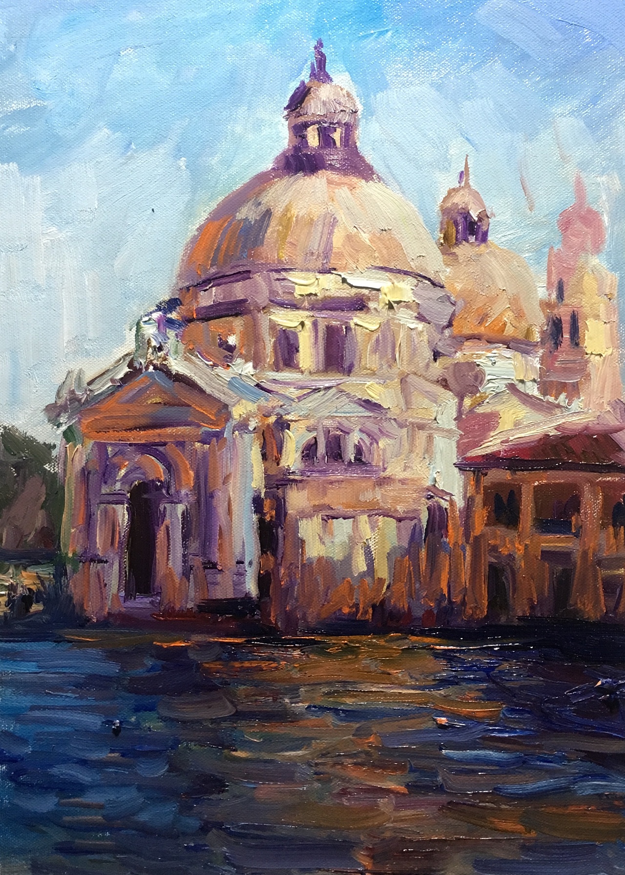 1年前 5 0 0 杭州  |  艺术工作者 张抗油画培训示范作品 原创  -  纯