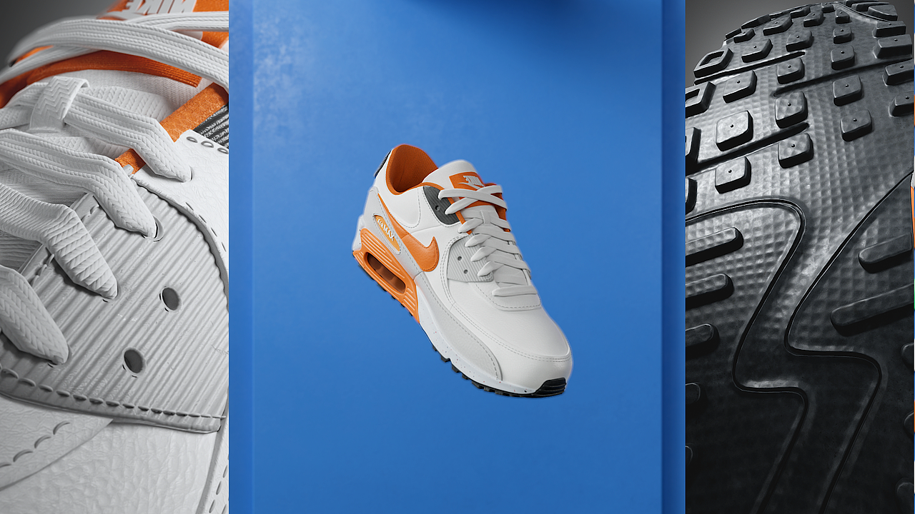 NIKE Air Max90 三维动画（图ZMzY5MzI4MDQ4） - 产品 - 站酷设计师Ice_Away原创素材 - 站酷ZCOOL