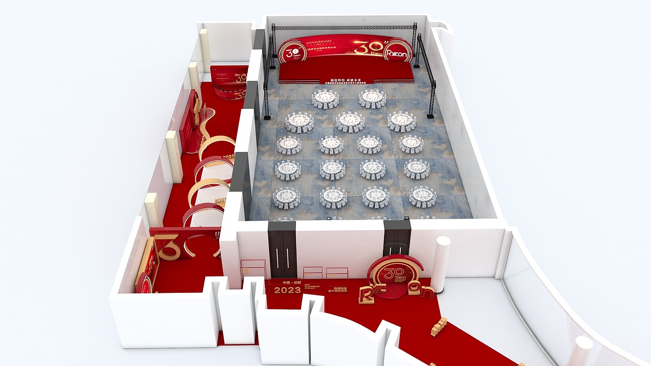企业三十周年庆典（图ZMzE2MDAxMjQw） - 展陈设计 - 站酷设计师小迪迦原创素材 - 站酷ZCOOL