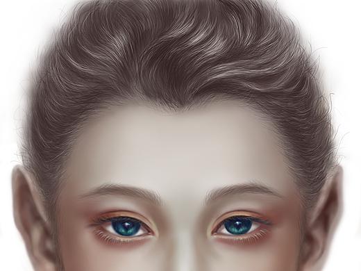 插画习作|《凝视》