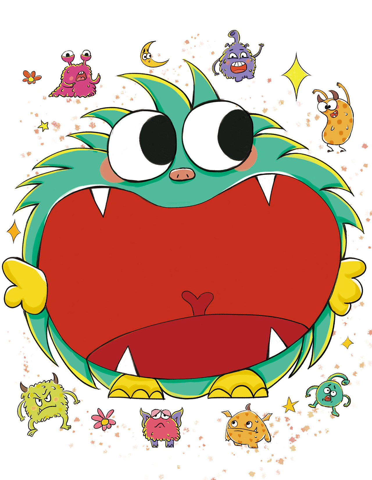 儿童插画英语绘本封面