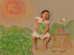 給朋友家的寶寶涂鴉