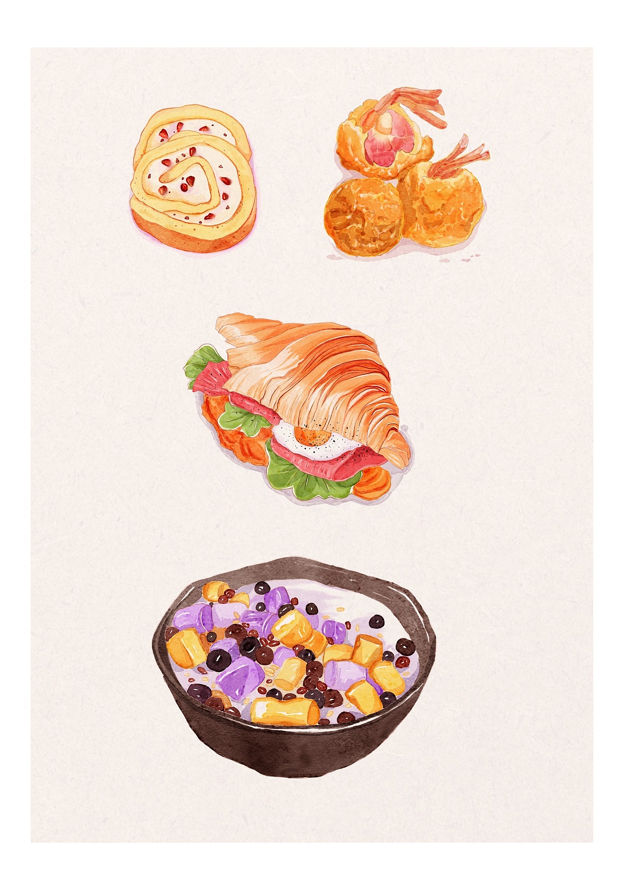 水彩板绘（图ZMjIxODY1NjEy） - 创作习作 - 站酷设计师YoYo_ing原创素材 - 站酷ZCOOL