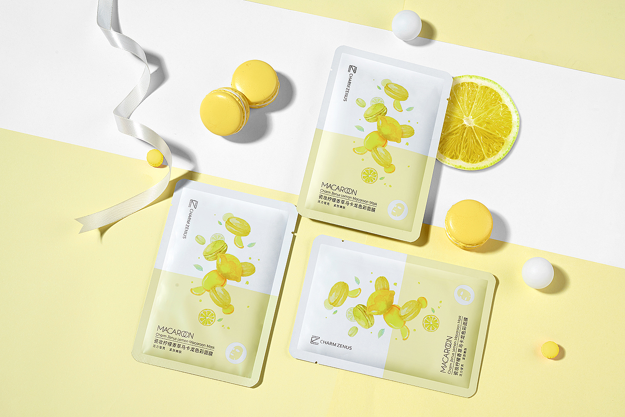 马卡龙色彩面膜系列包装（图ZMTM4NTc0MjI4） - 包装 - 站酷设计师含宗原创素材 - 站酷ZCOOL