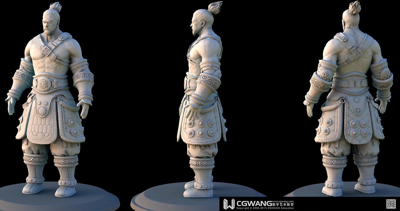 课堂案例--暗黑武士（图ZMzkwMzkyNDQ=） - 动画/影视 - 站酷设计师武汉CGWANG教育原创素材 - 站酷ZCOOL