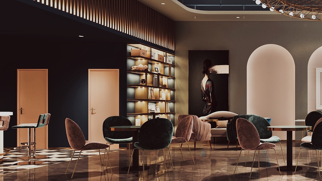 茶饮店（图ZMjA0MTUyMDI0） - 商业空间设计 - 站酷设计师复予设计原创素材 - 站酷ZCOOL