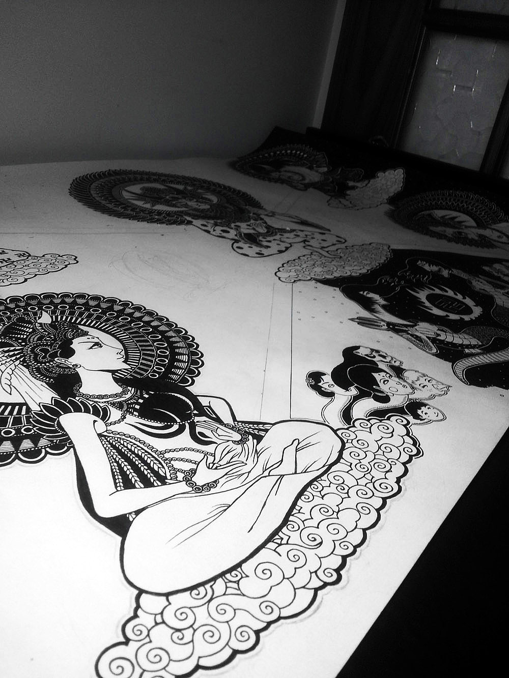 2开大画《善恶美丑》（图ZMTk3MzIwODQ=） - 新锐潮流插画 - 站酷设计师墩小贤原创素材 - 站酷ZCOOL