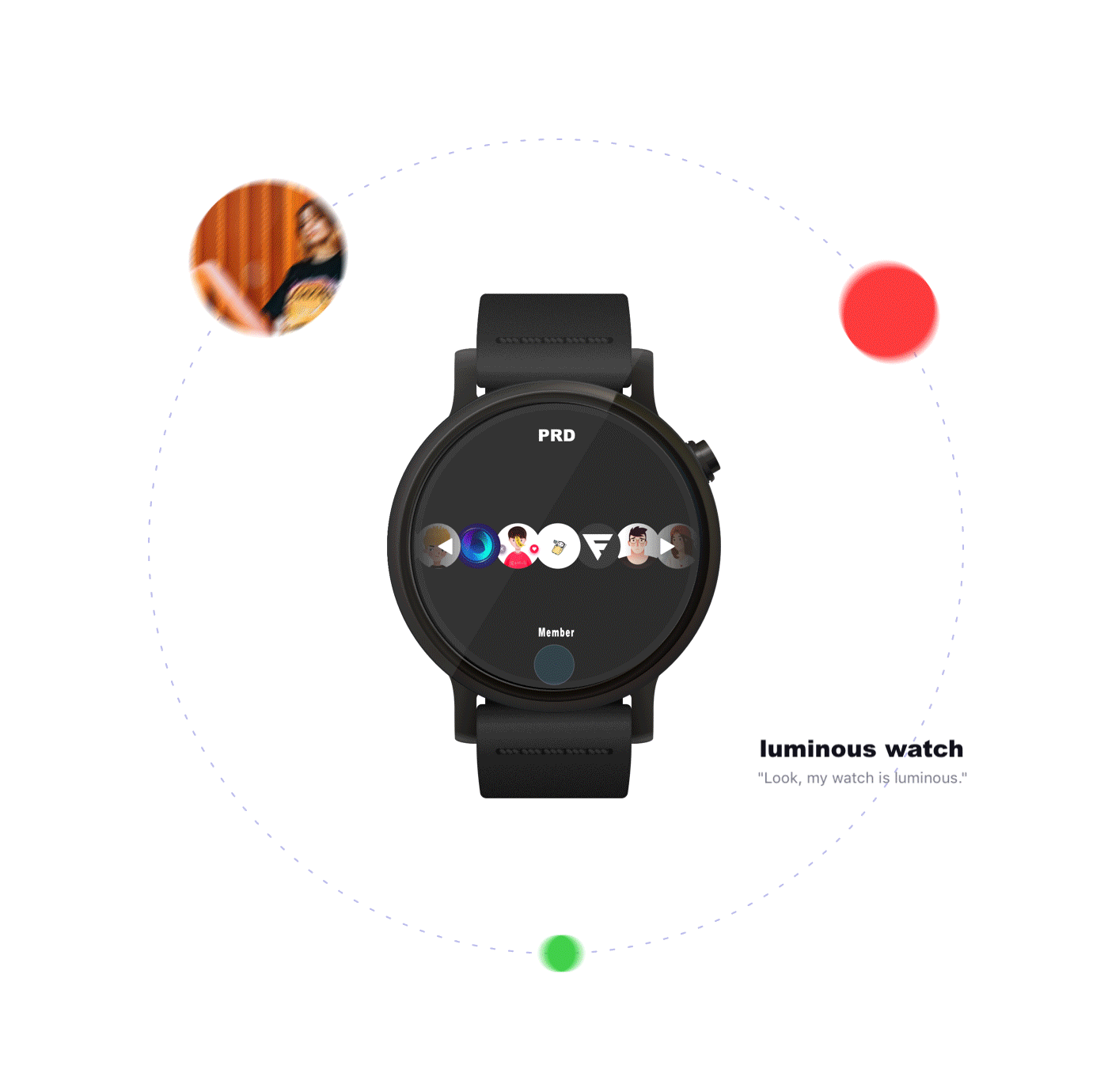 Luminous Watch-Point Vision概念创意交互（图ZMTI4MDcwNzA0） - APP界面 - 站酷设计师孔晨POINTVISION原创素材 - 站酷ZCOOL