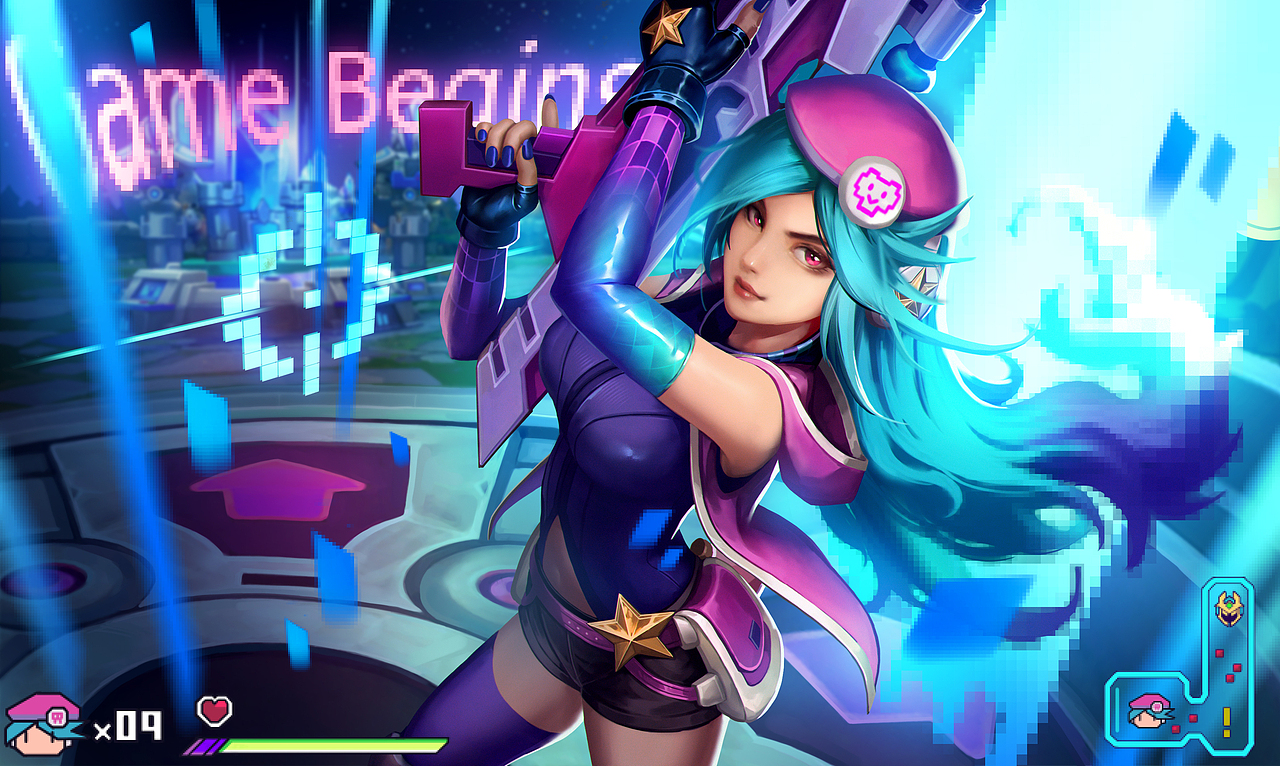 lol同人电玩女警