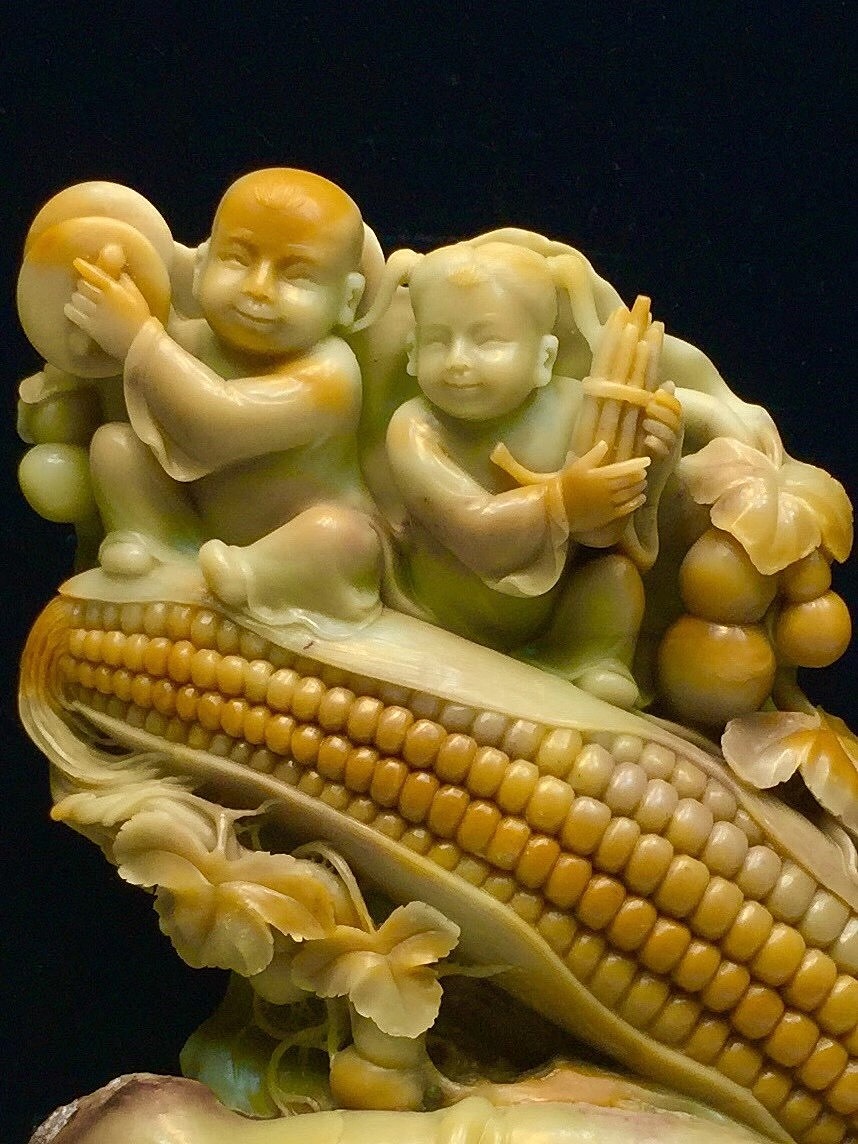 青田石雕艺术品|手工艺|工艺品设计|刘苏永 - 原创作品 - 站酷 (zcool