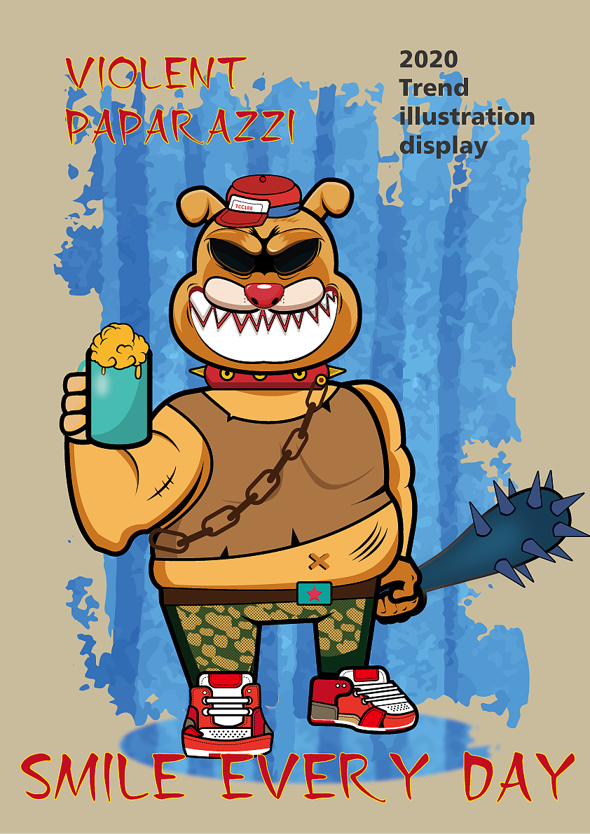 潮流插画（图ZMjA0MTk0NDY4） - 创作习作 - 站酷设计师t4161803原创素材 - 站酷ZCOOL